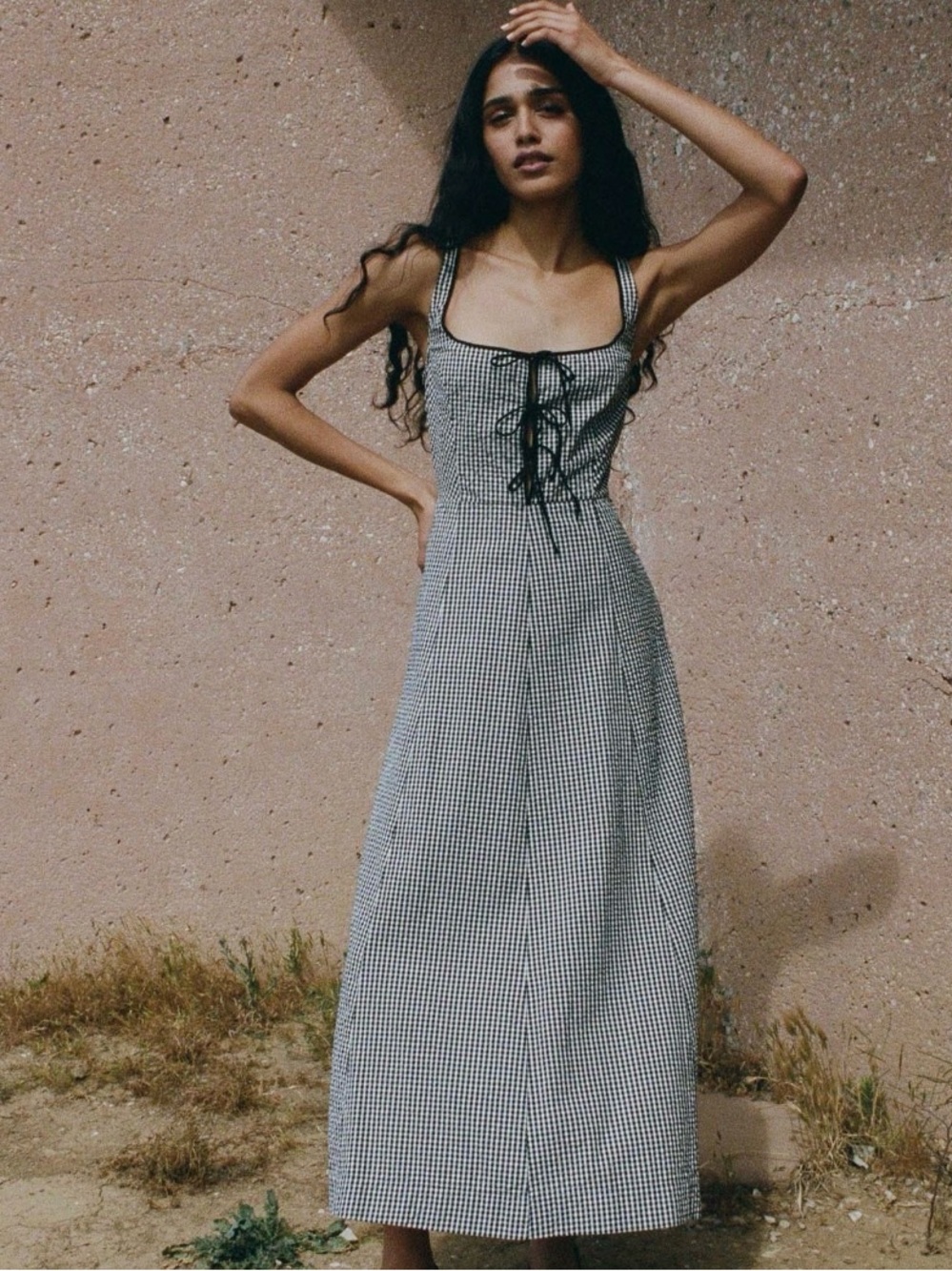 Delaney Dress in La Maddalena Gingham from DÔEN